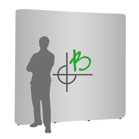 Pop-Up Faltwand | 3 x 3 Felder gerade | einseitig bedruckt