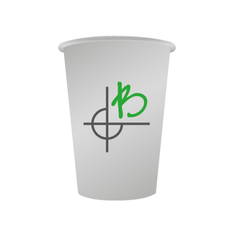 Pappbecher BIO | 400 ml einwandig | rundum bedruckt