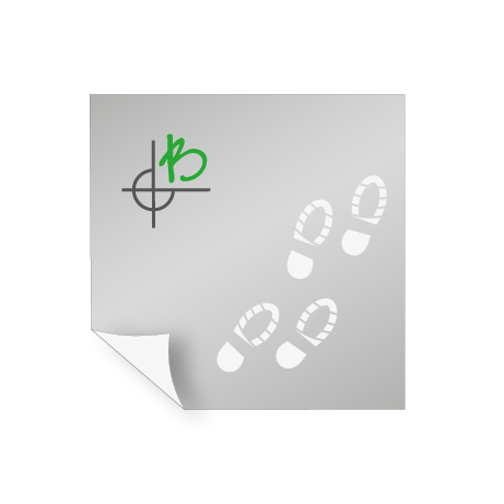 Fussbodenaufkleber