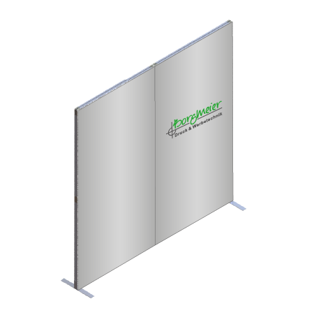 FASTFRAME™ gerade Wand | 2 Module | mit Druck