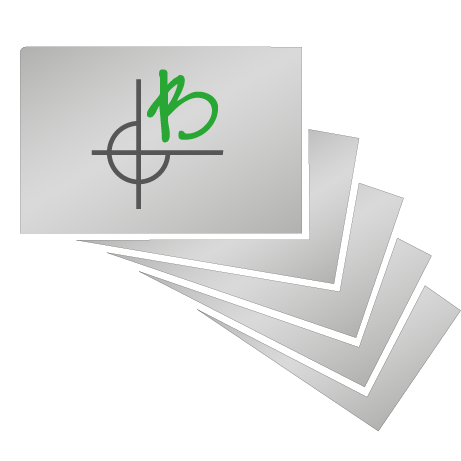 Visitenkarten | 8,5 cm x 5,5 cm | einseitig