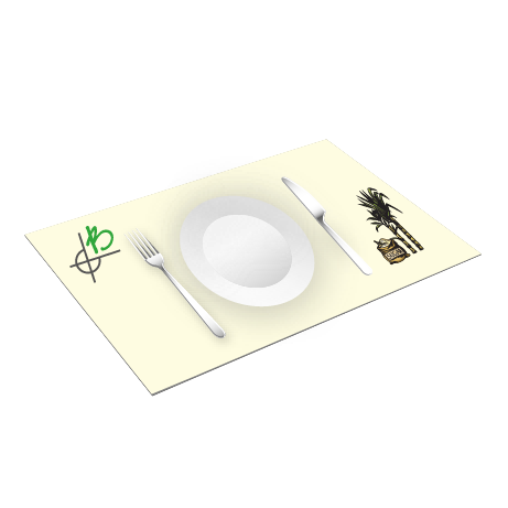 Tischsets aus Zuckerrohrpapier | DIN A3 | einseitig bedruckt