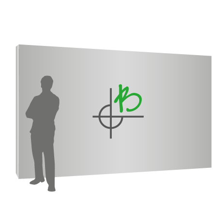 Textilfaltwand | 5 x 3 Felder gerade | einseitig bedruckt