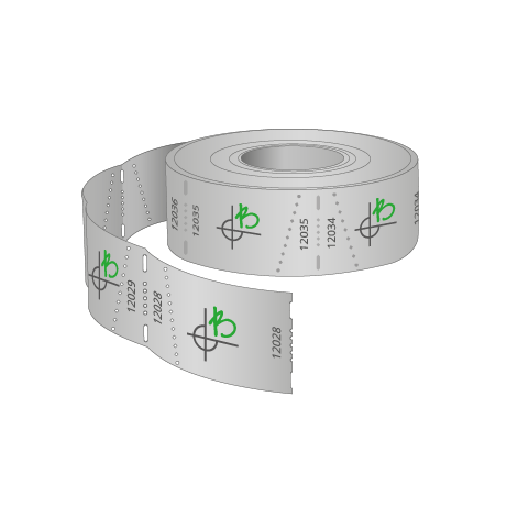 Rolleneintrittskarten (1000 Abrisse) Individualdruck